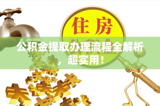 仁德公积金提取办理流程全解析，超实用！